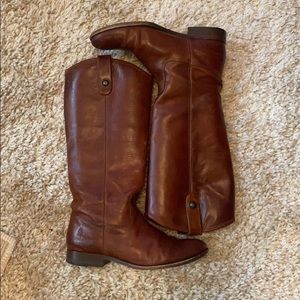 Tall Brown Frye Riding Boot